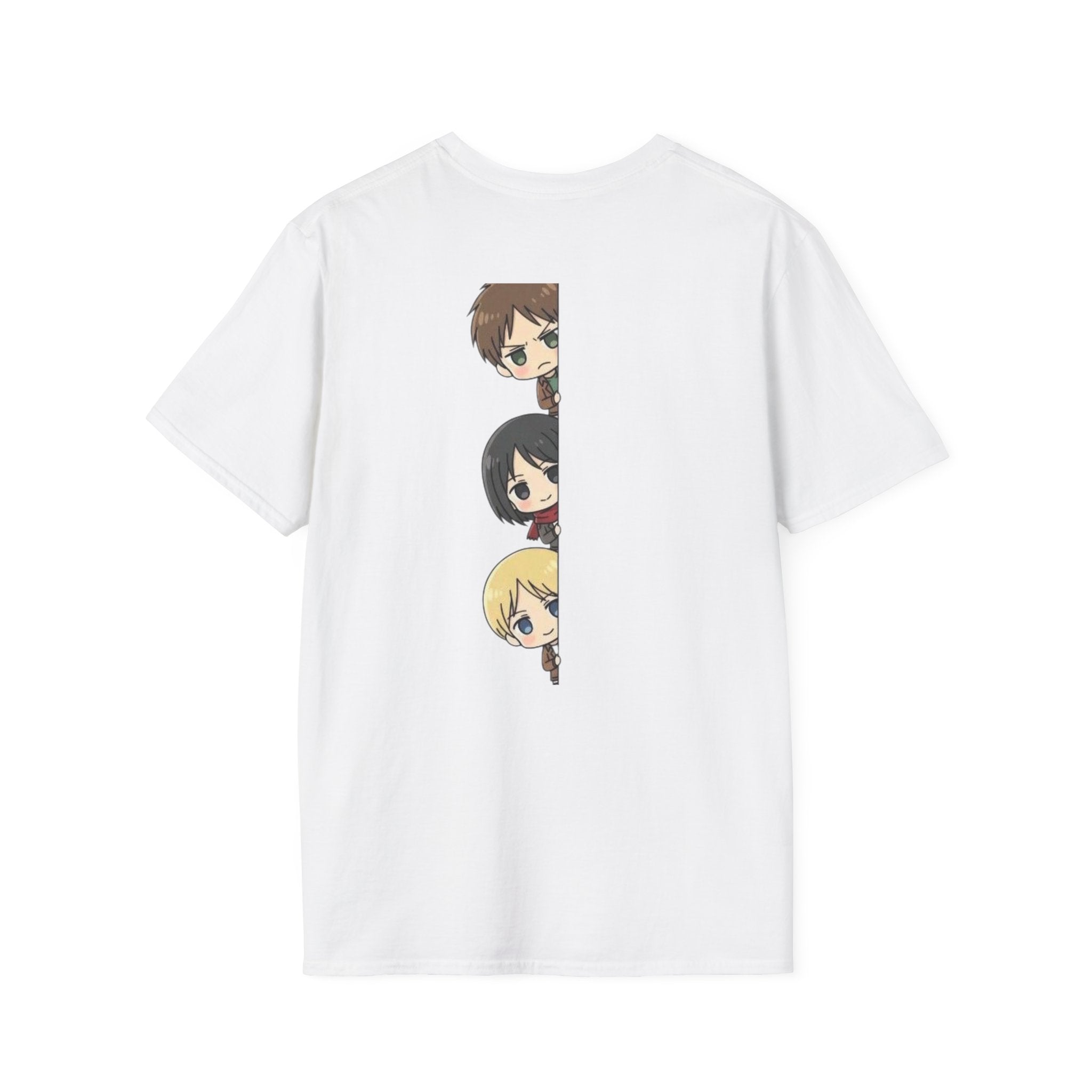 Eren Mikasa & Armin T-Shirt  Attack on Titan Anime Trio Graphic Tee