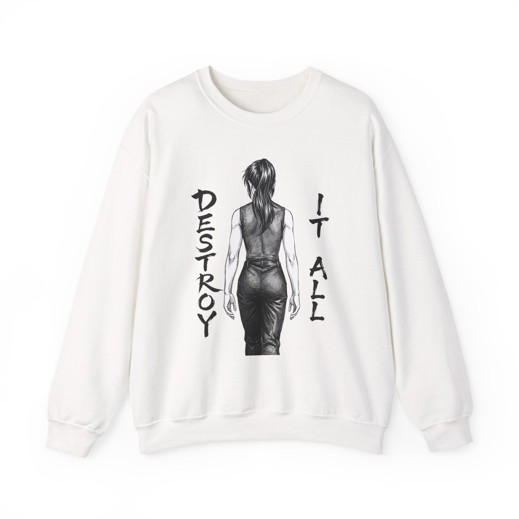 Maki Zenin Sweatshirt – Manga Aesthetic Graphic Crewneck | Japanese Streetwear Unisex