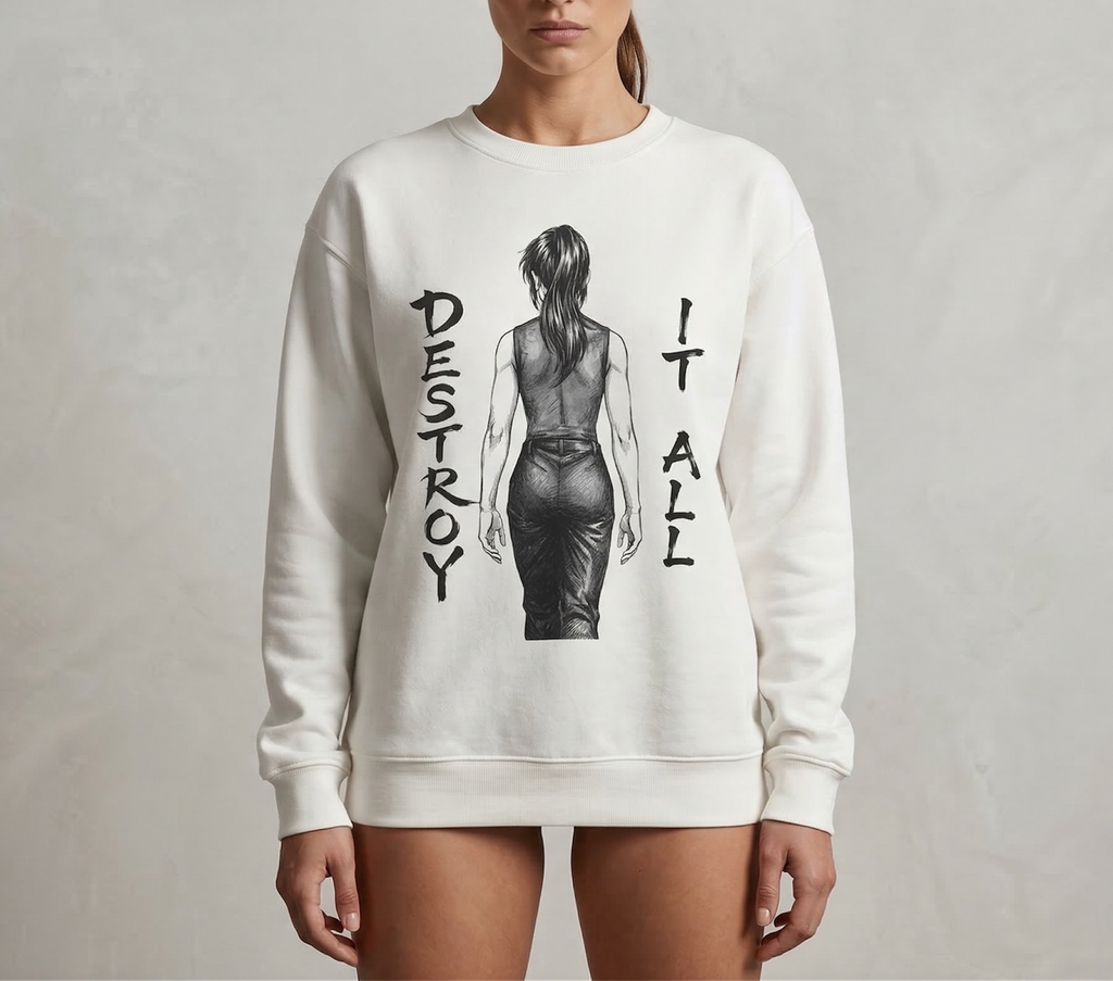 Maki Zenin Sweatshirt – Manga Aesthetic Graphic Crewneck | Japanese Streetwear Unisex