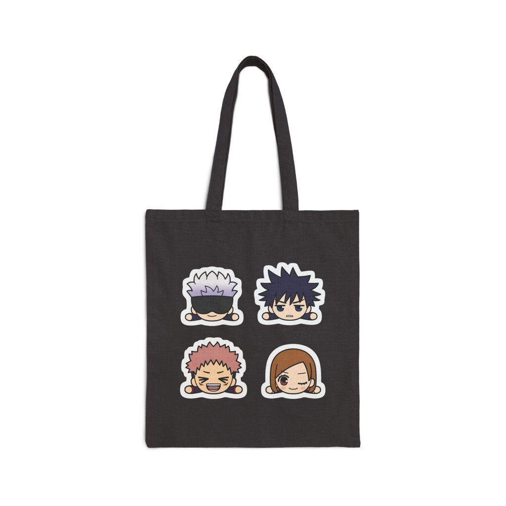 Jujutsu Kaisen Characters Tote Bag – Cute Kawaii Anime Canvas Shoulder Bag for Fans