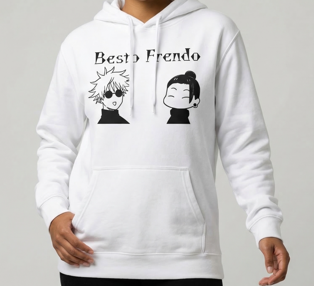 Besto Frendo Gojo and Geto Hoodie  Anime friendship sweatshirt