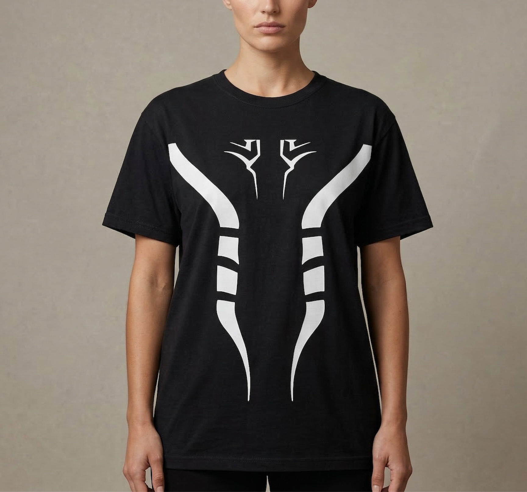 Sukuna Inspired Anime T-Shirt – Minimalist Anime Graphic Tee for Jujutsu Fans
